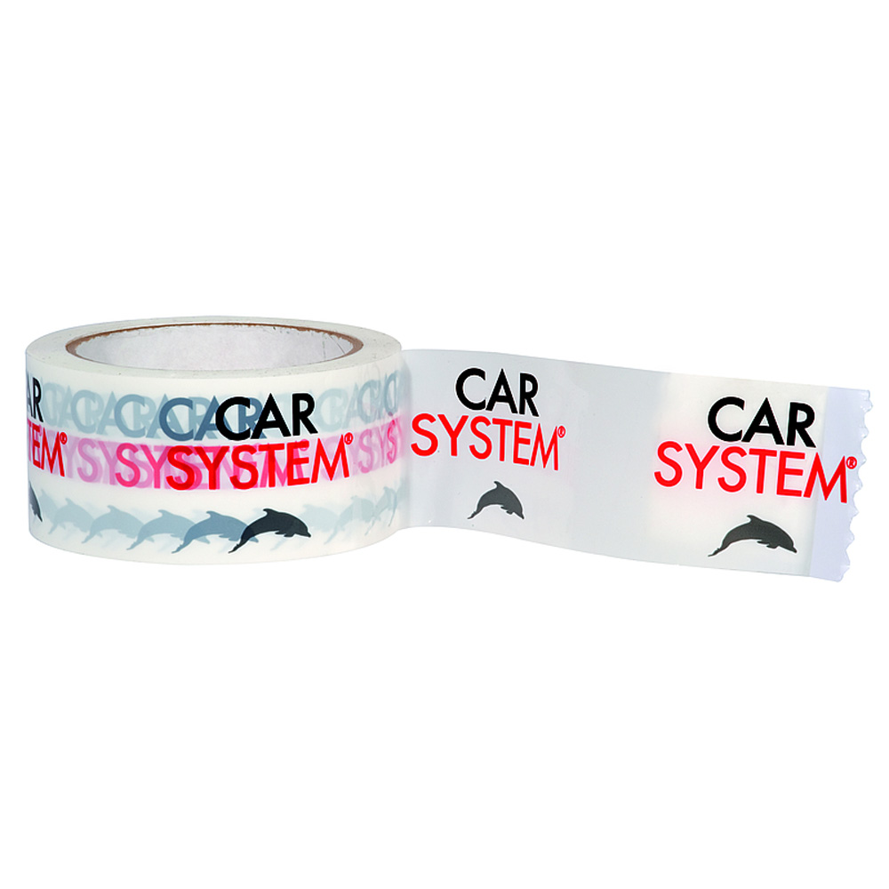 Paketklebeband mit Carsystem Logo 50mmx66m
